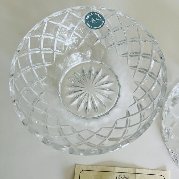 LENOX "Crystal Diamond" Bowls NWT - Picture 5 of 5